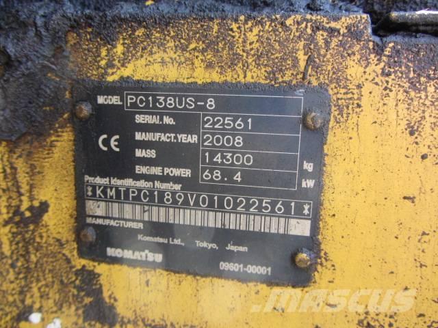Komatsu PC 138-8 US Bandgrävare