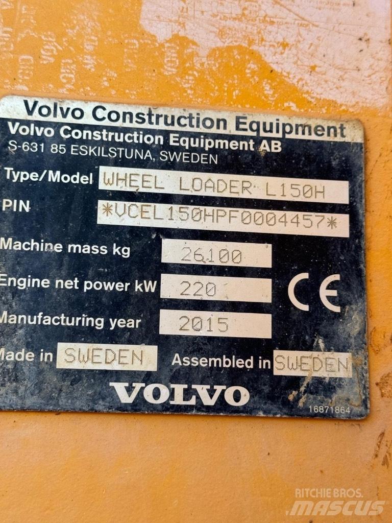 Volvo L 150 H Hjullastare
