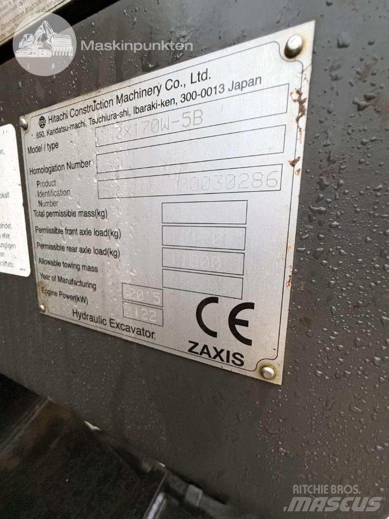 Hitachi ZX 170 W-5 B Hjulgrävare