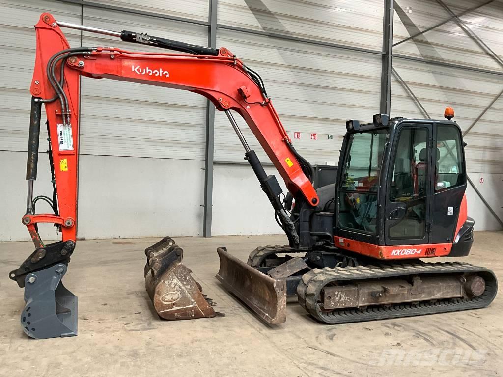 Kubota KX 080-4 Midigrävmaskiner 7t - 12t