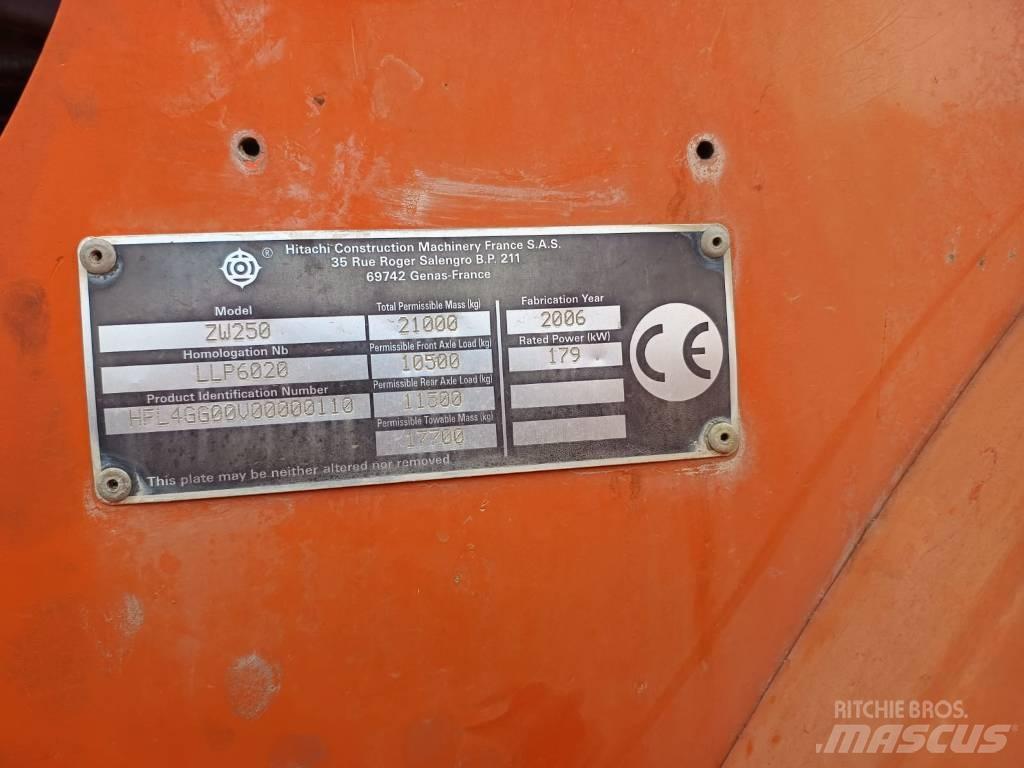 Hitachi ZW 250 Hjullastare
