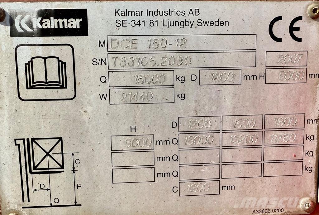 Kalmar DCE 150-12 Dieselmotviktstruckar