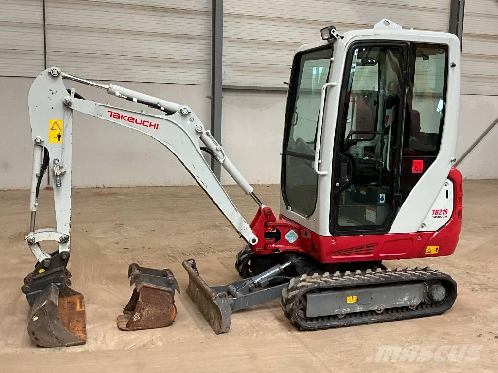 Takeuchi TB 216 Minigrävare < 7t