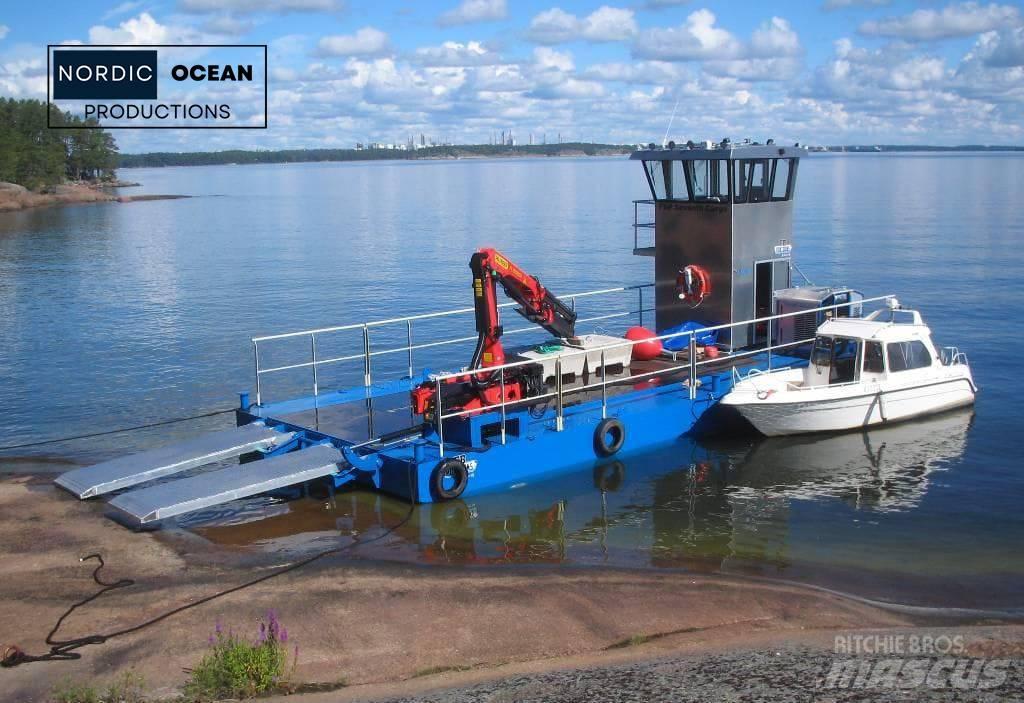  Nop  transport ship Arbetsbåtar, pråmar och pontoner