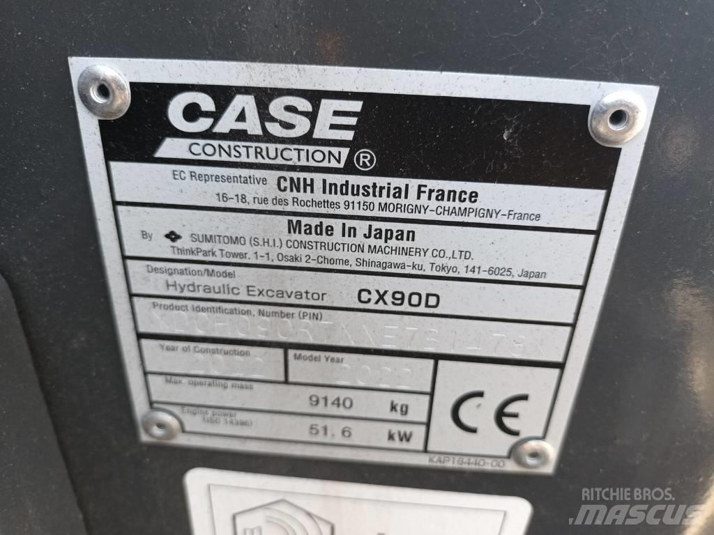 CASE CX 90 D Midigrävmaskiner 7t - 12t