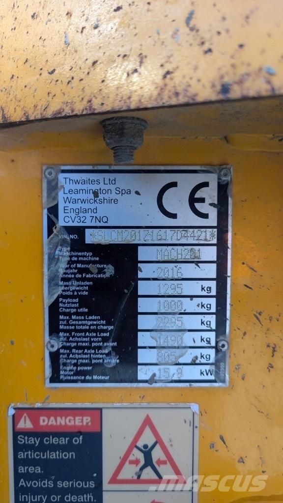 Thwaites 1 ton Minidumprar