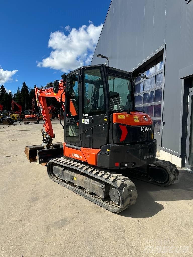 Kubota U 56-5 Minigrävare < 7t