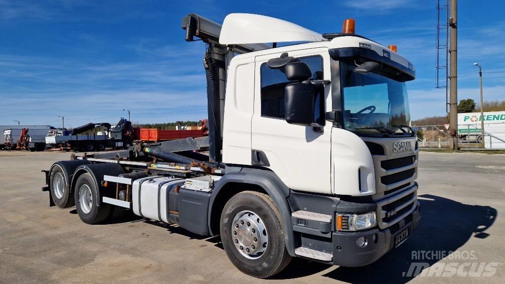Scania P410 6X2 Lastväxlare/Krokbilar