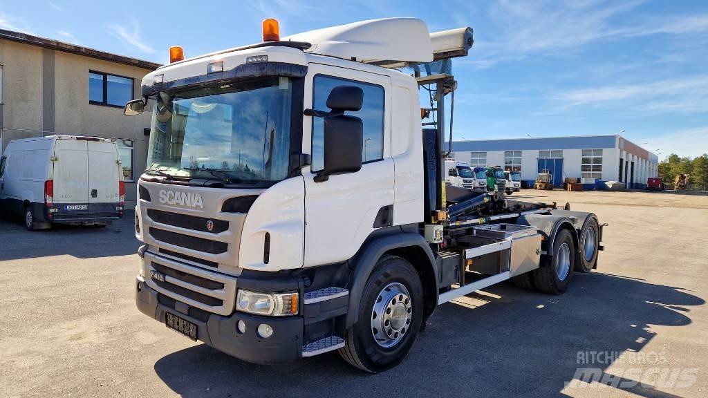 Scania P410 6X2 Lastväxlare/Krokbilar