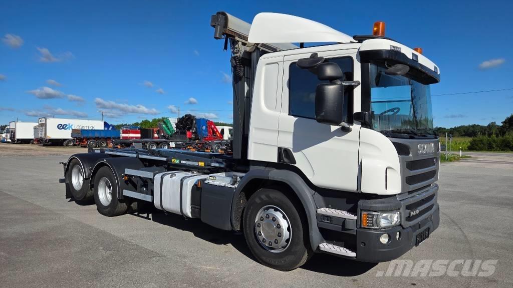Scania P410 6X2 Lastväxlare/Krokbilar