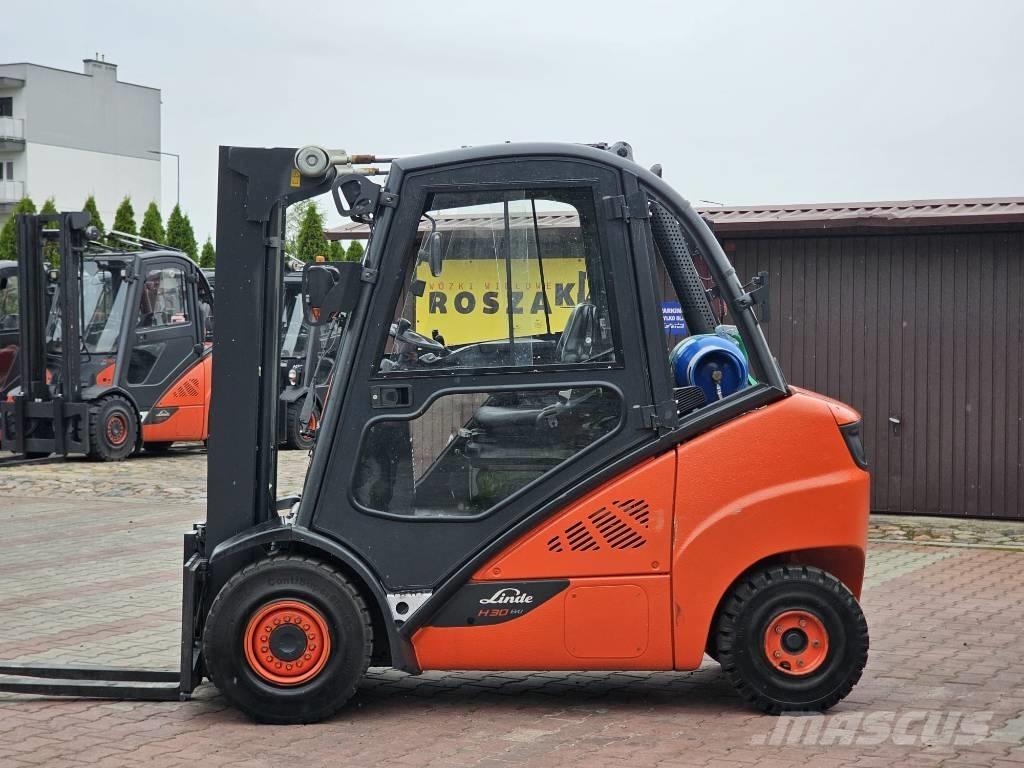 Linde H30T-02 Gasolmotviktstruckar