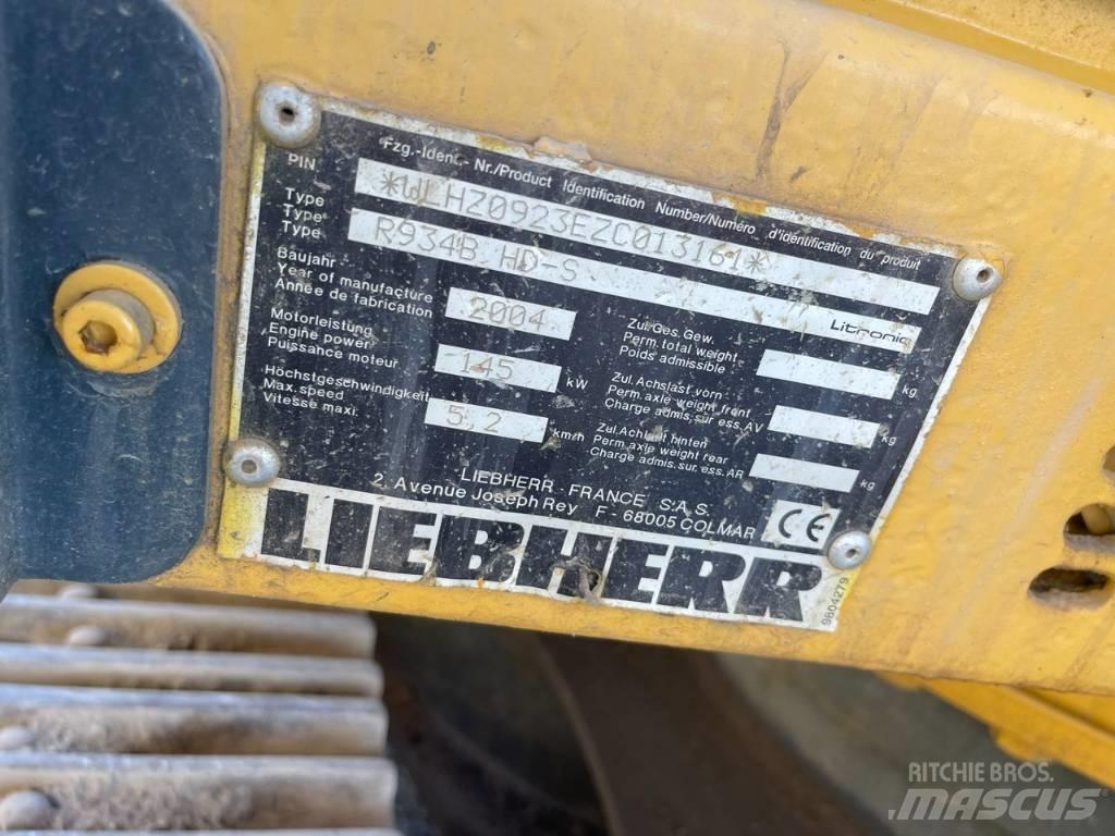 Liebherr R 934 B Bandgrävare
