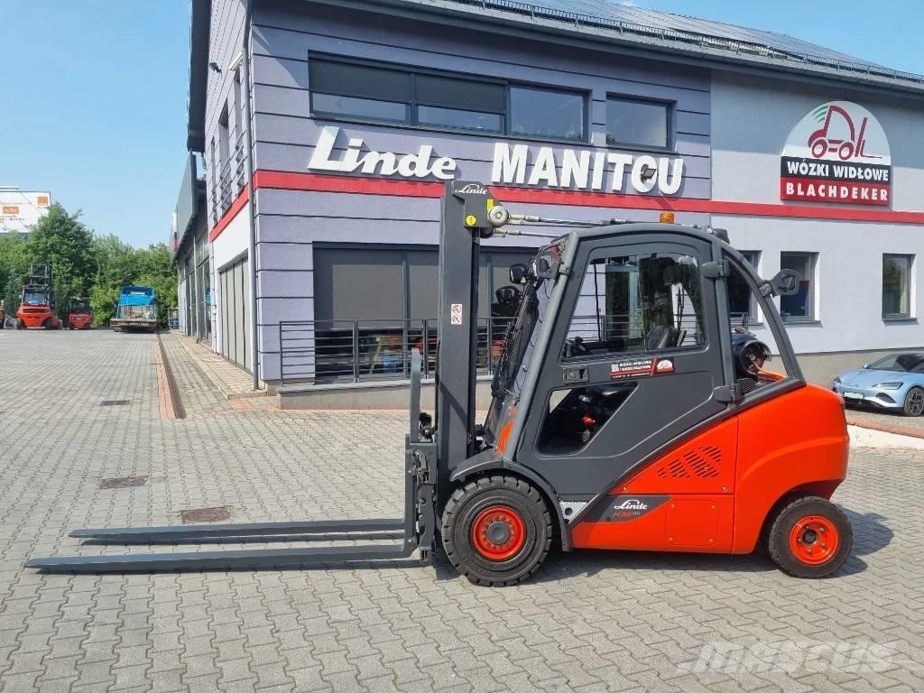 Linde H35T-02 Gasolmotviktstruckar