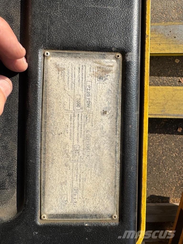 Hyster P 2.0 SFBW Låglyftare utan plattform