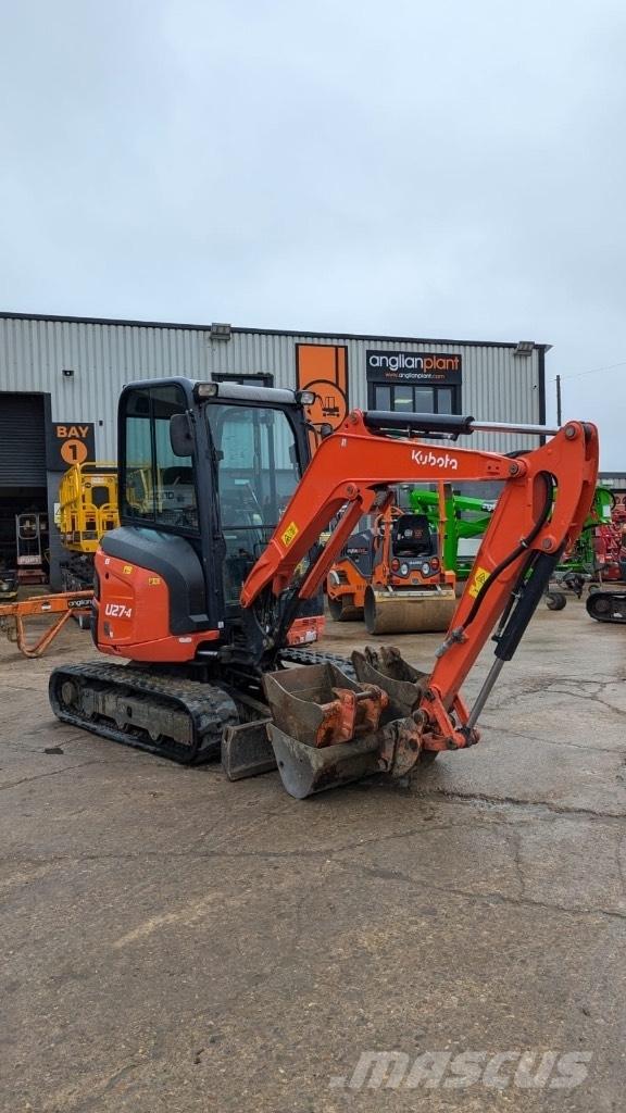 Kubota U 27-4 Minigrävare < 7t