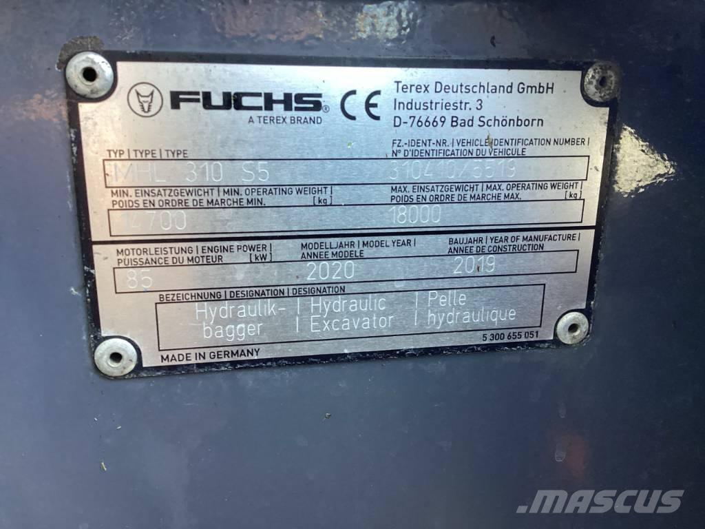 Fuchs MHL 310 S5 Avfalls / industri hantering