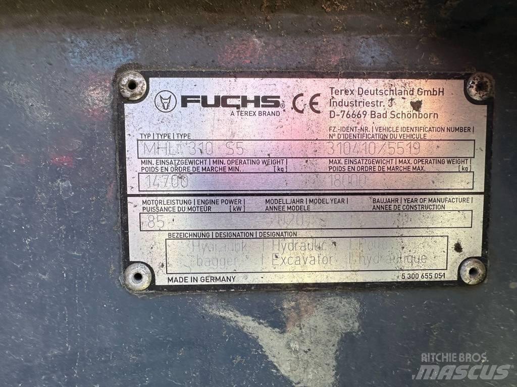 Fuchs MHL 310 S5 Avfalls / industri hantering