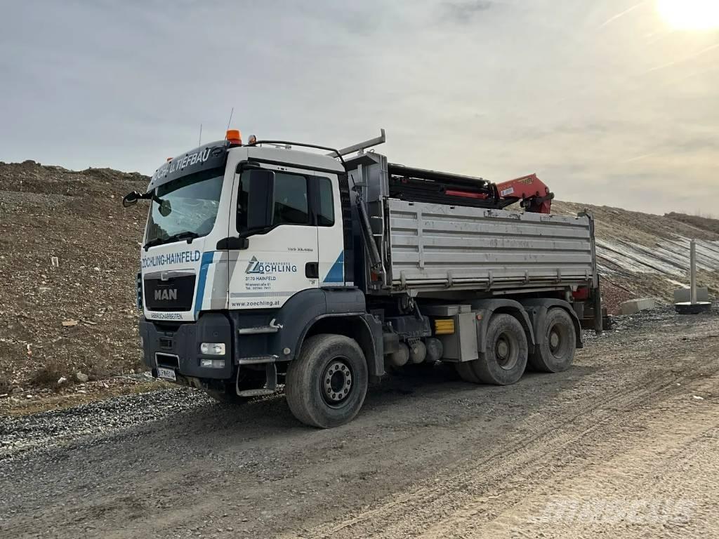 MAN TGS 33.480 BB Tippbilar