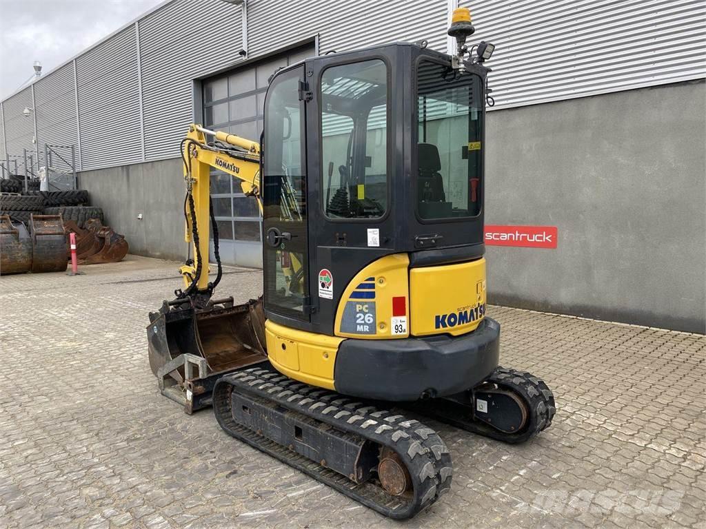 Komatsu PC26MR-3 Hjulgrävare