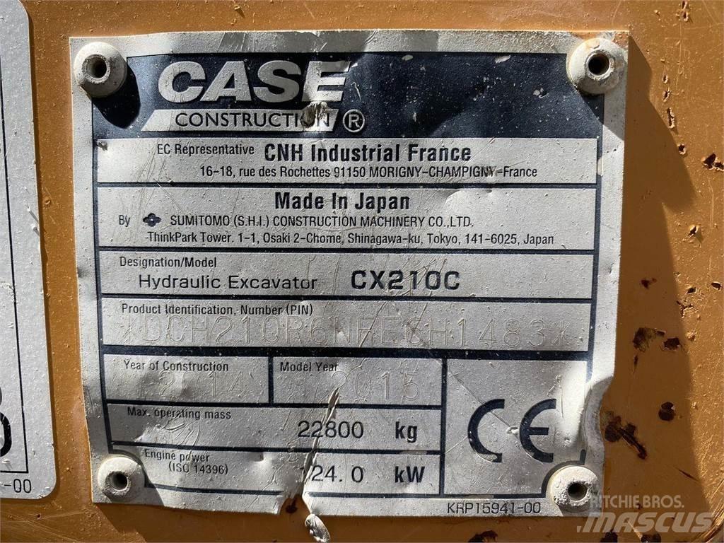 CASE CX210 Bandgrävare