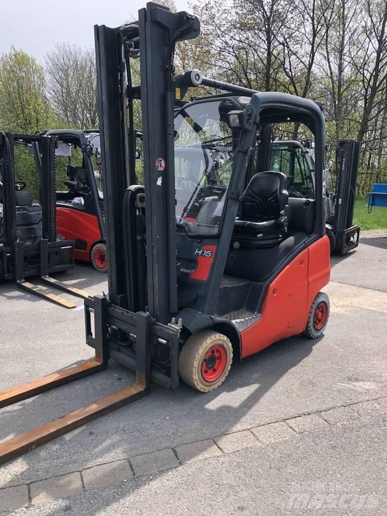 Linde H 16 T -01 Gasolmotviktstruckar