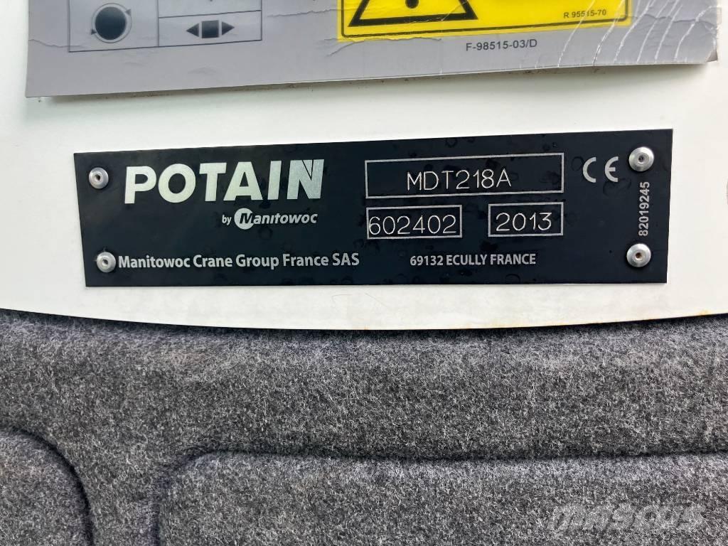 Potain MDT218A-J8 Byggkranar