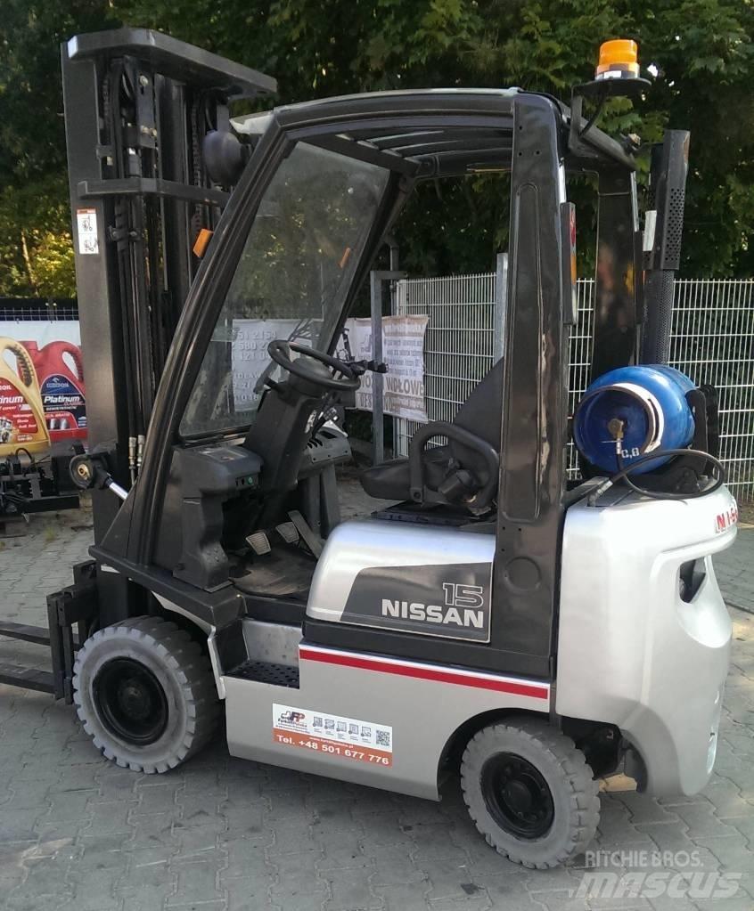 Nissan PD1A15Q Gasolmotviktstruckar
