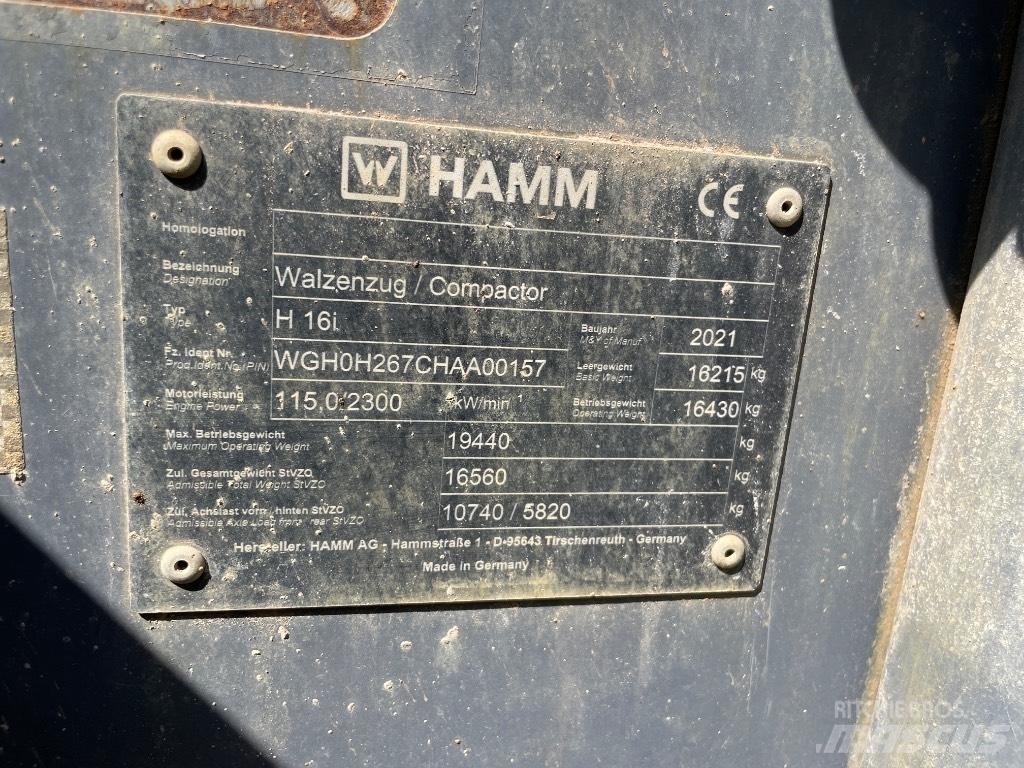 Hamm H 16 i Jordkompaktorer