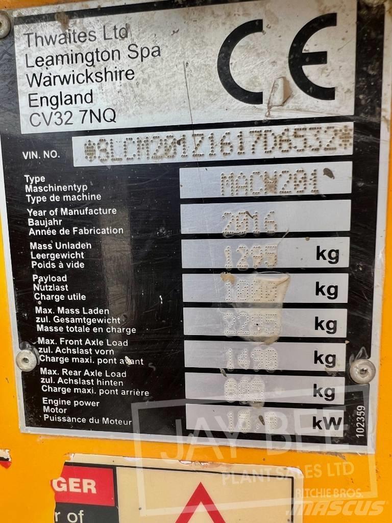 Thwaites 1 ton Minidumprar