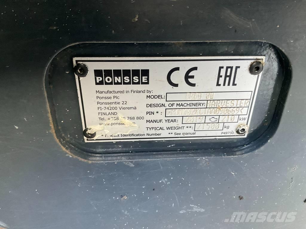 Ponsse ERGO 8W Skördare