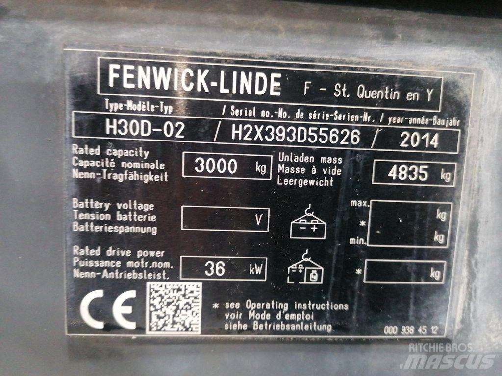 Linde H30D-02 Dieselmotviktstruckar
