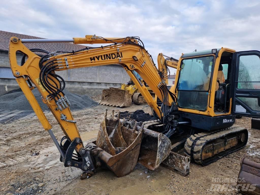 Hyundai R60CR-9A Minigrävare < 7t