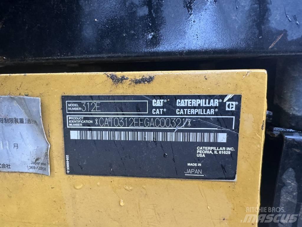 CAT 312E Bandgrävare