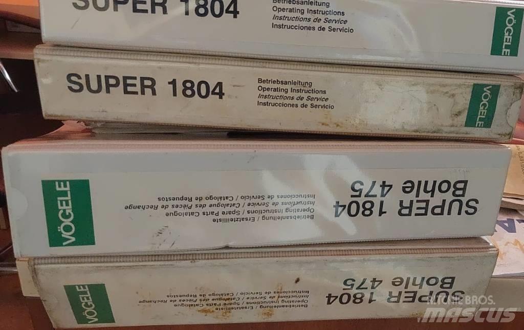 Vögele 1804 Asfaltsläggningsmaskiner