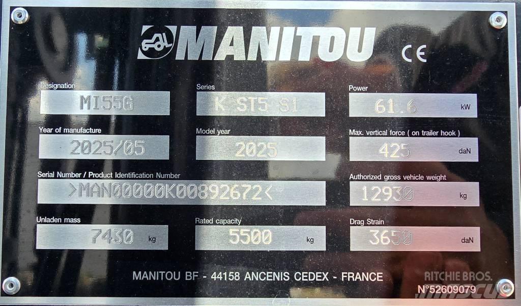Manitou MI 55 G Gasolmotviktstruckar