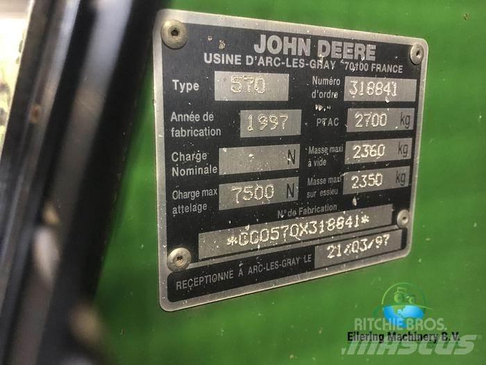 John Deere 570 Fälthackar