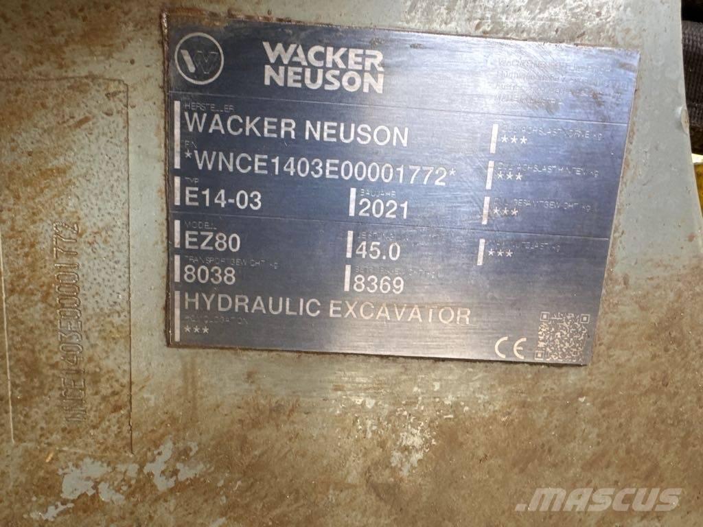 Wacker Neuson EZ80 Bandgrävare