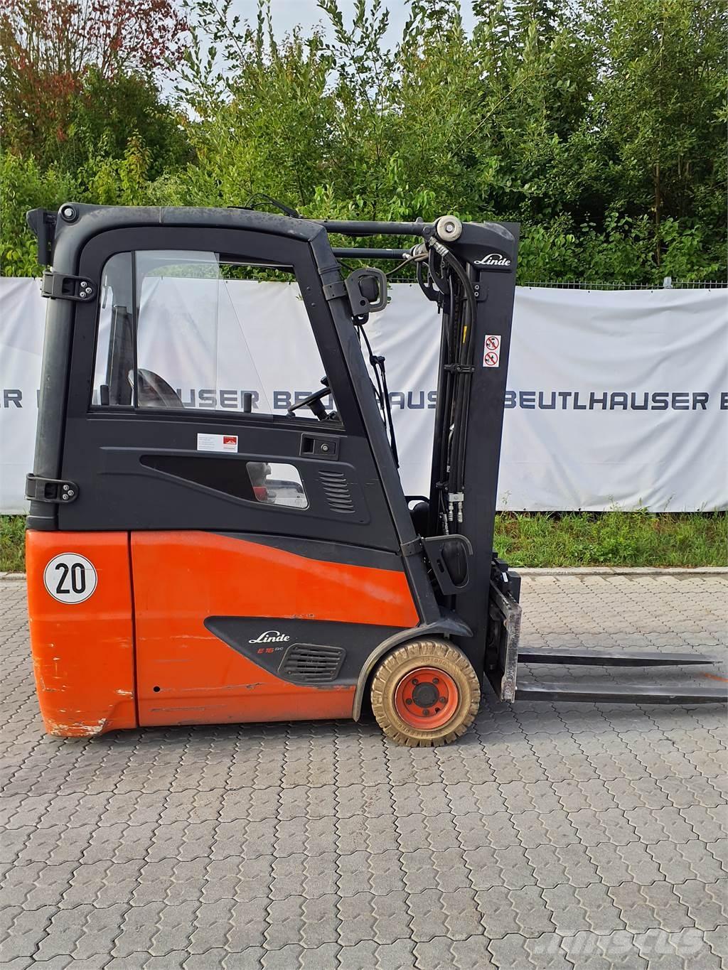 Linde E16 Elmotviktstruckar