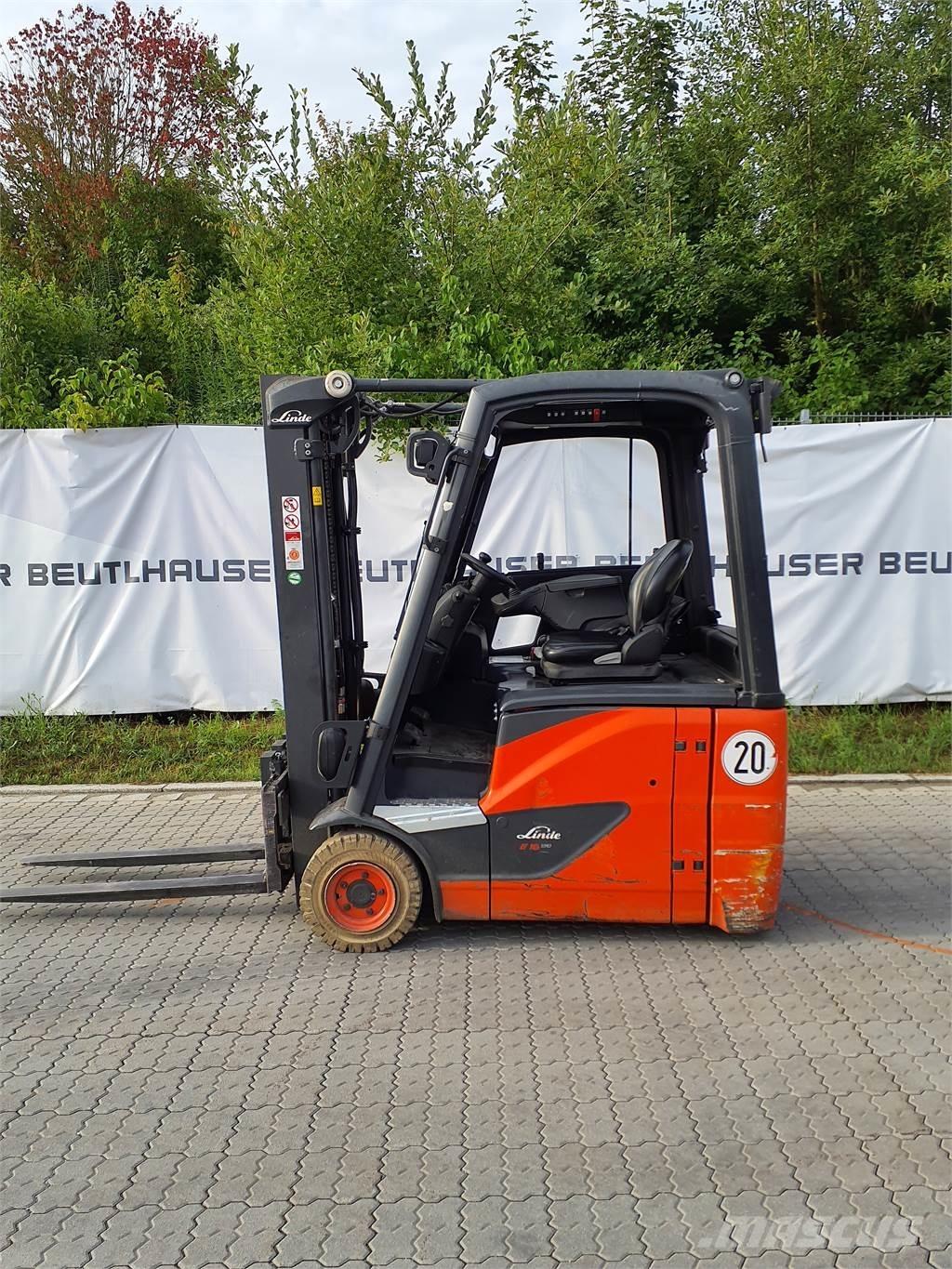 Linde E16 Elmotviktstruckar