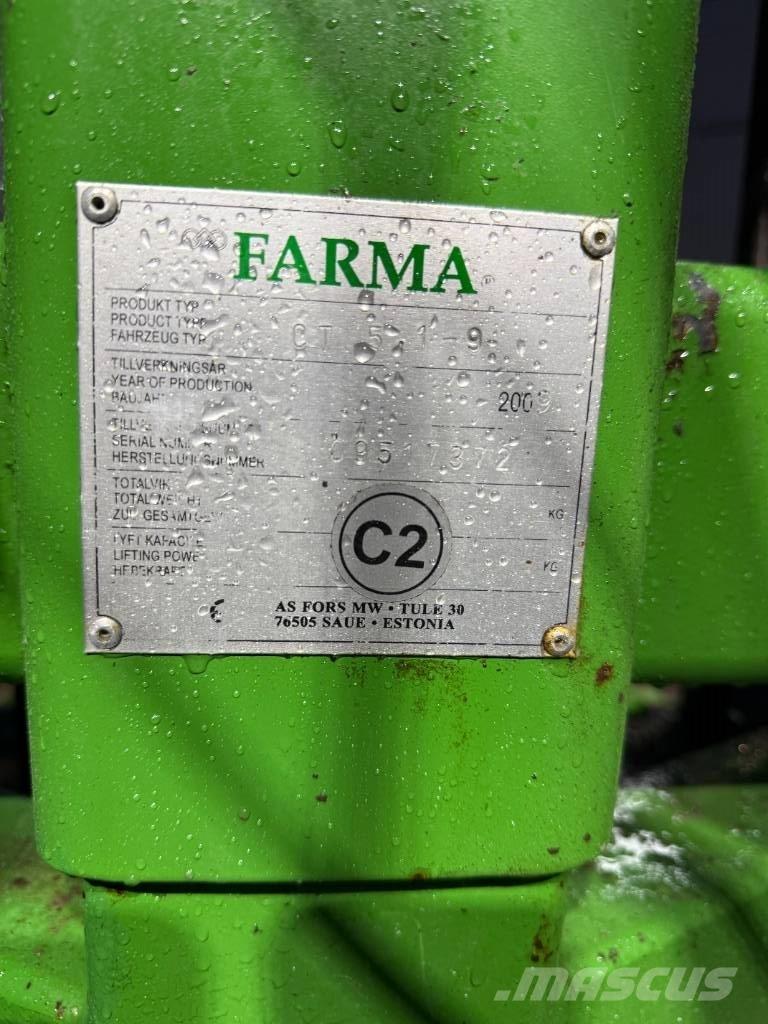Farma 5,1 9T Skogsmaskiner - Övriga