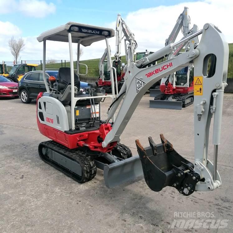 Takeuchi TB216 Minigrävare < 7t