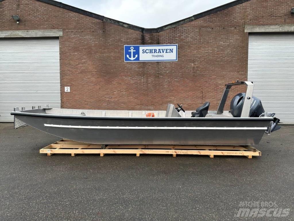  Werkboot Aluminium Arbetsbåtar, pråmar och pontoner