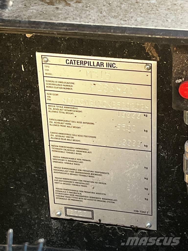 CAT M 315 Hjulgrävare