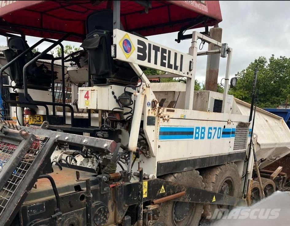 Bitelli BB 670 Asfaltsläggningsmaskiner