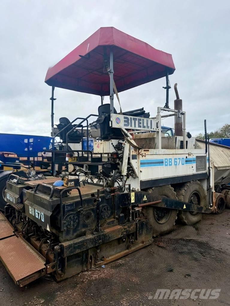 Bitelli BB 670 Asfaltsläggningsmaskiner