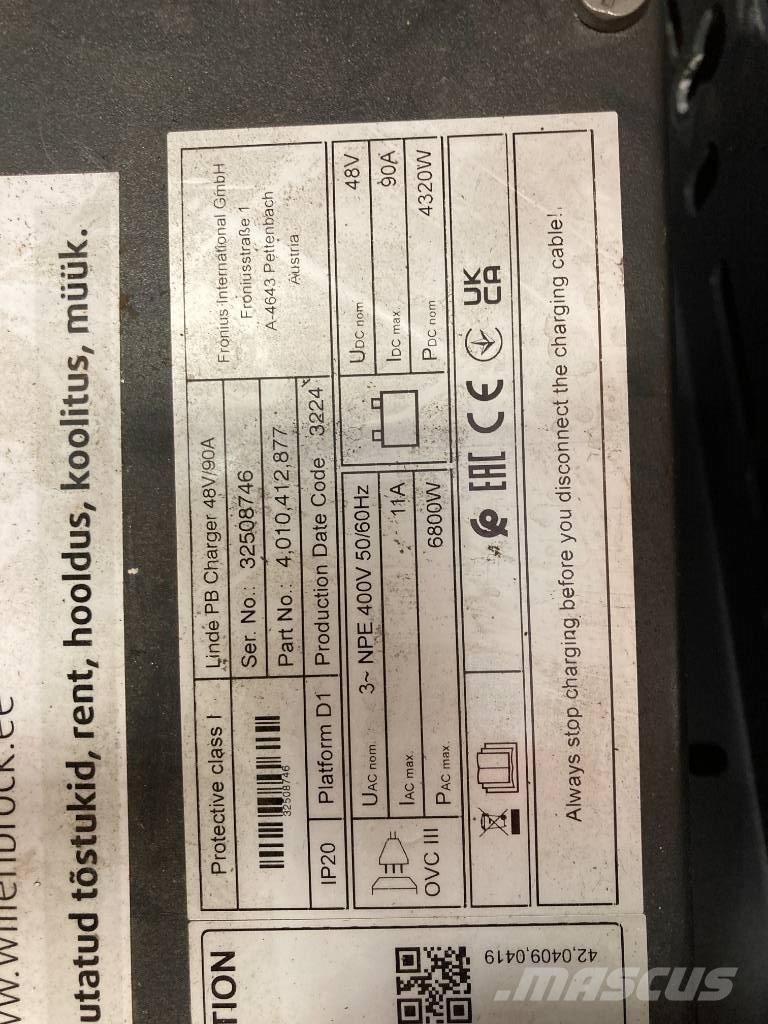 Linde R 14 Skjutstativtruck