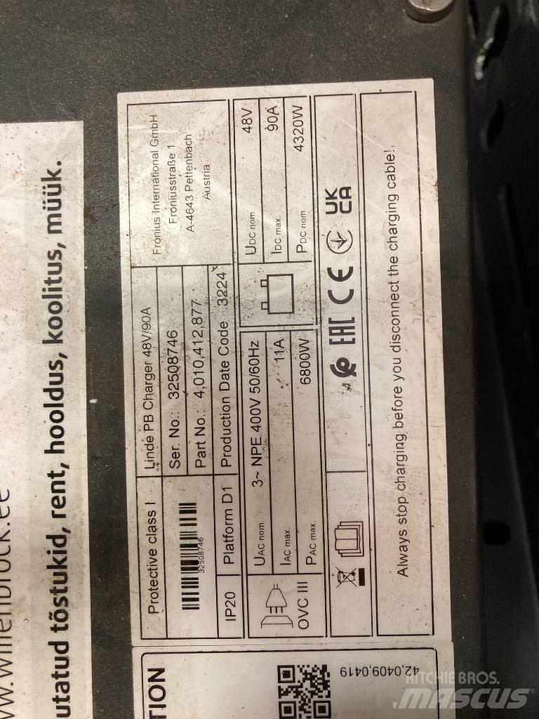 Linde R14/1120 Skjutstativtruck