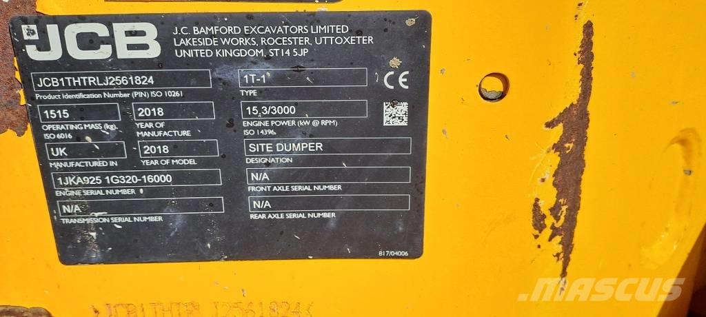 JCB 1 T Minidumprar