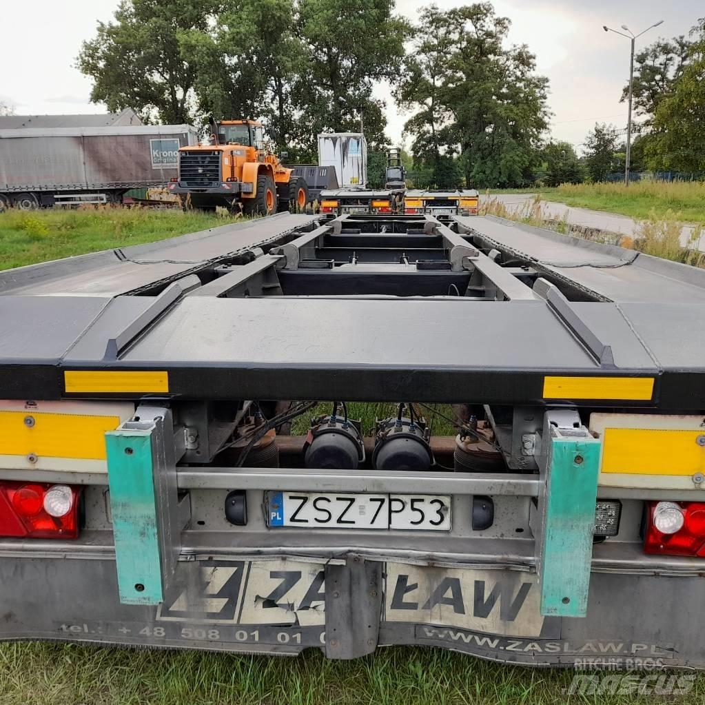Zaslaw D-659-K2-BNB Växelflak-/Containersläp