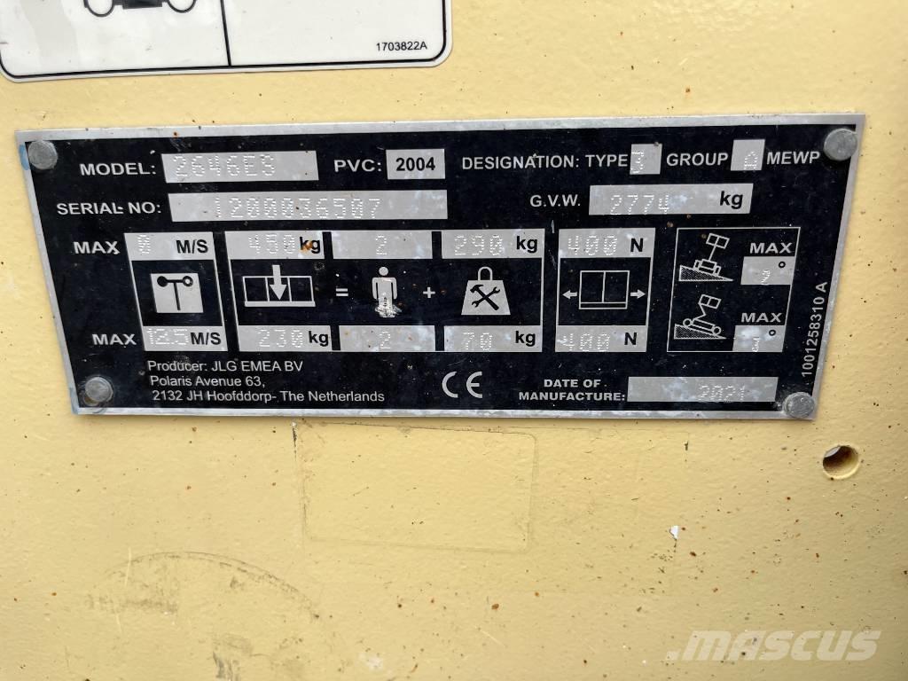 JLG 2646 ES Saxliftar